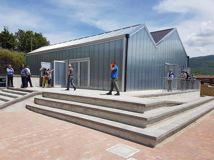 “Accupoli”, inaugurato il nuovo centro polifunzionale di Accumoli con il contributo di Auser