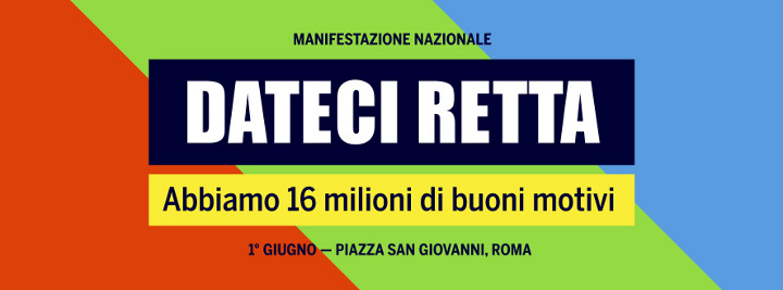 Auser aderisce alla manifestazione unitaria dei pensionati il 1 giugno a Roma in piazza San Giovanni