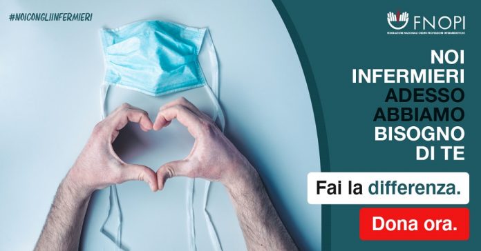 Auser patrocina la campagna a sostegno degli infermieri colpiti dal Coronavirus