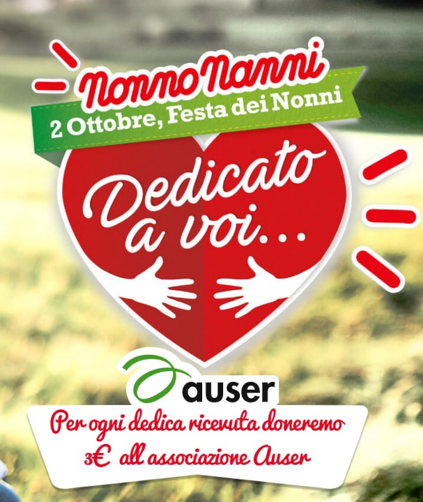 Festa dei Nonni, Auser e Nonno Nanni ancora insieme per un’iniziativa di solidarietà