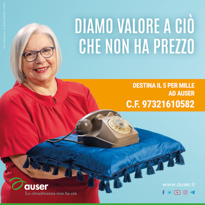 La nuova campagna 5 per mille Auser