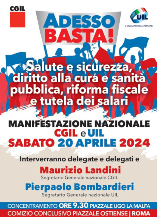 Adesso basta! Auser aderisce alla mobilitazione per il diritto alla salute