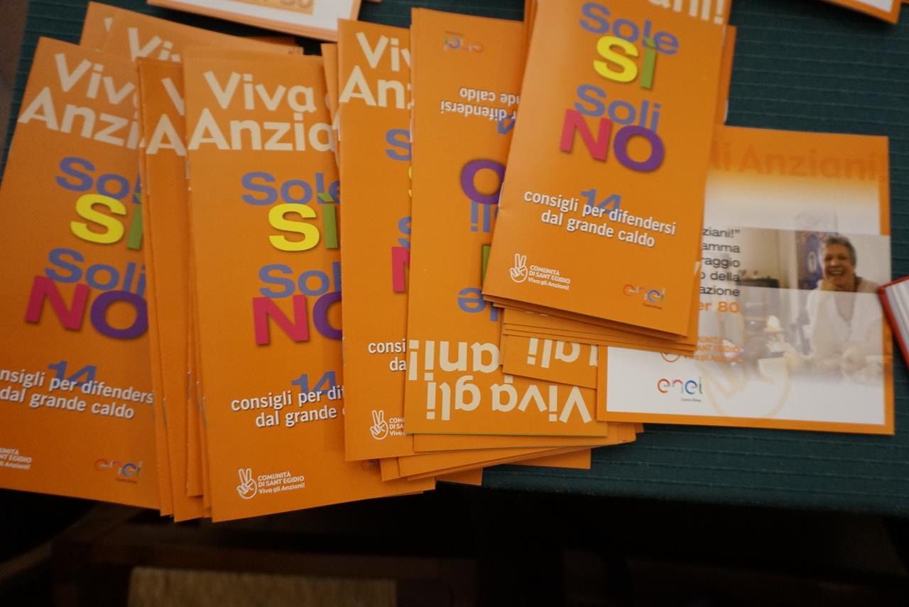 Caldo, appello di Sant’Egidio: “tanti anziani a rischio, non lasciamoli soli”