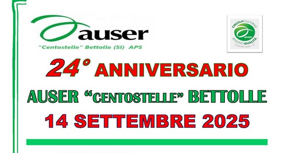 Bettolle (SI), festa con convegno per i 24 anni del circolo Auser con consegna di una Borsa di studio