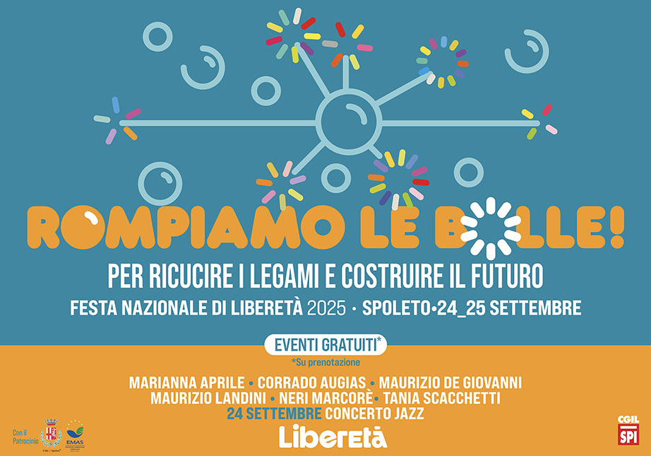 A Spoleto la 28ª edizione della Festa di LiberEtà