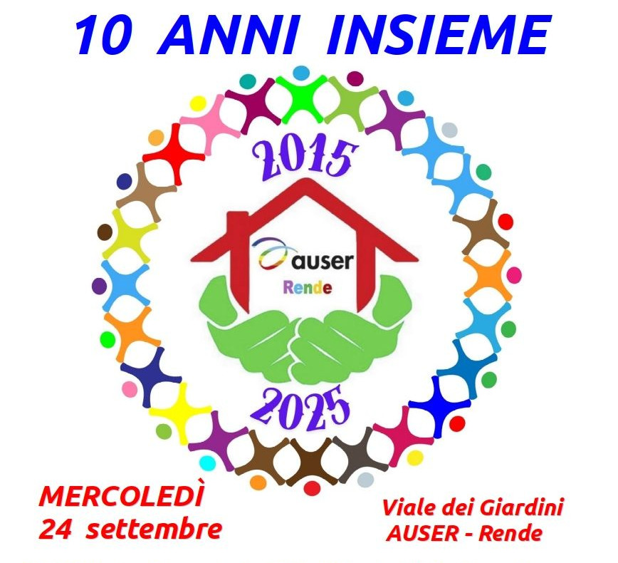 I 10 anni di Auser Rende (CS)