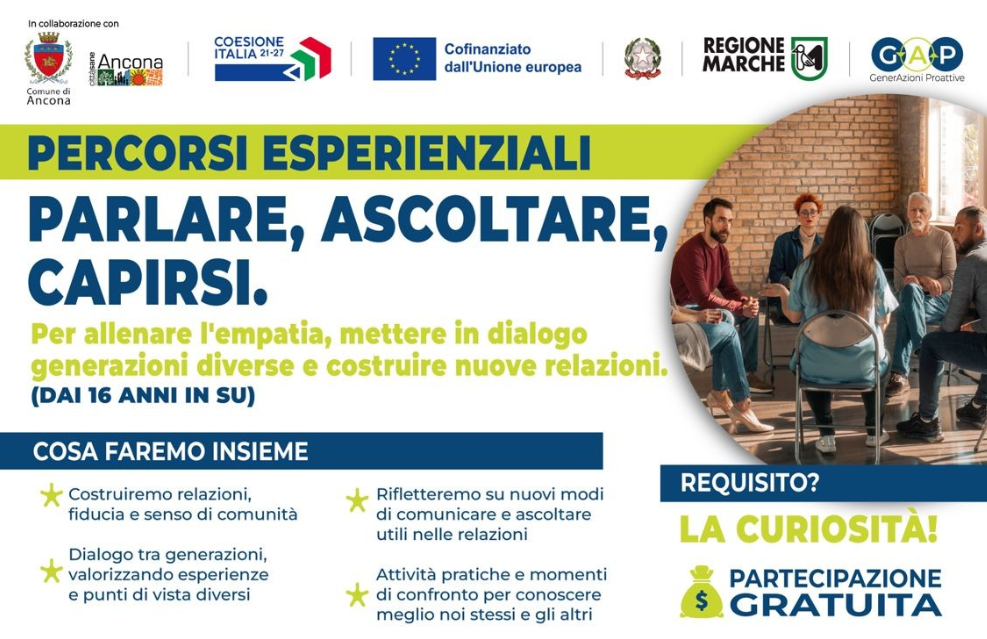Ancona, al via “Parla con me: Parlare, ascoltare, capirsi”