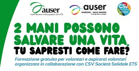 Mondovì (CN), due mani possono salvare una vita