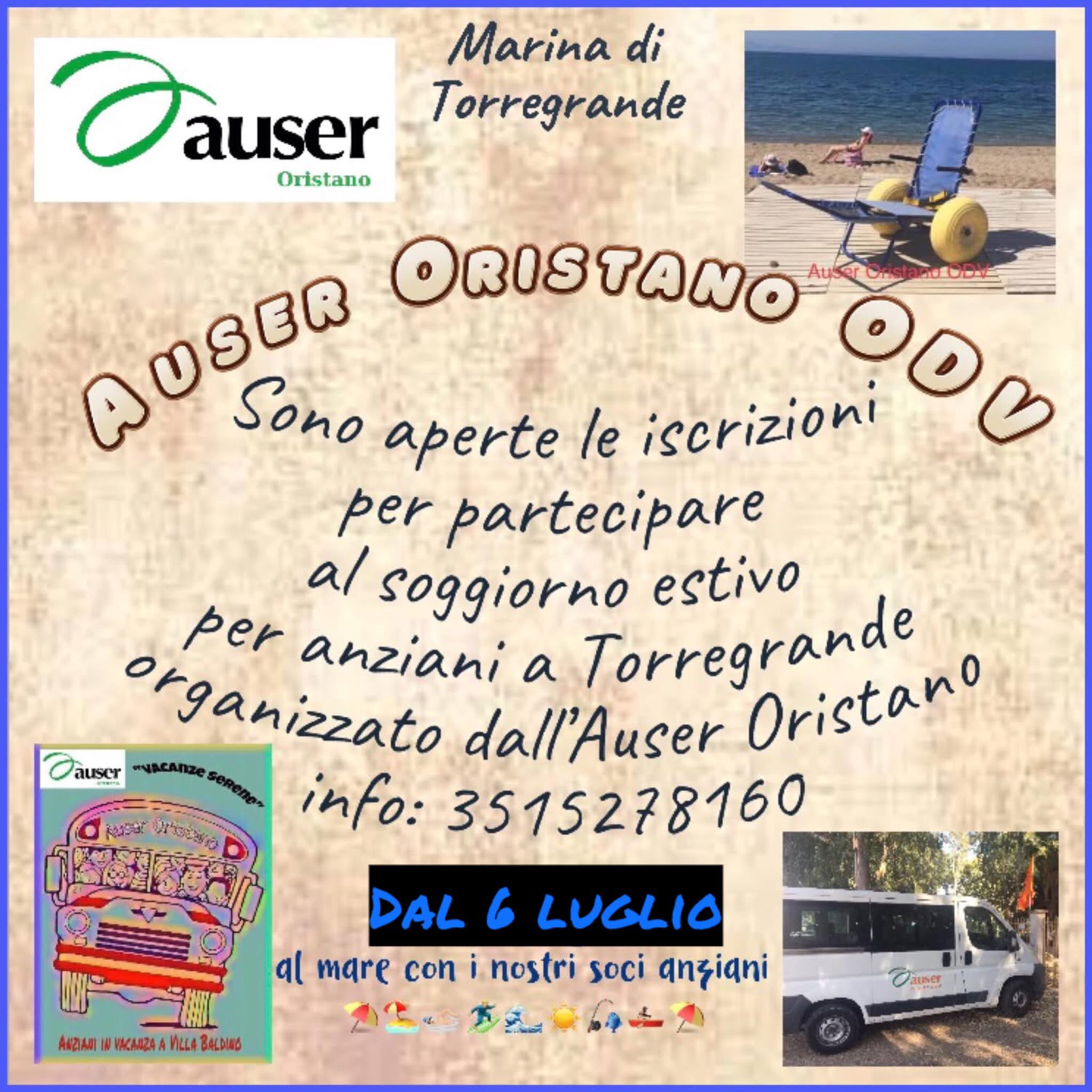 Vacanze Serene con Auser Oristano ODV