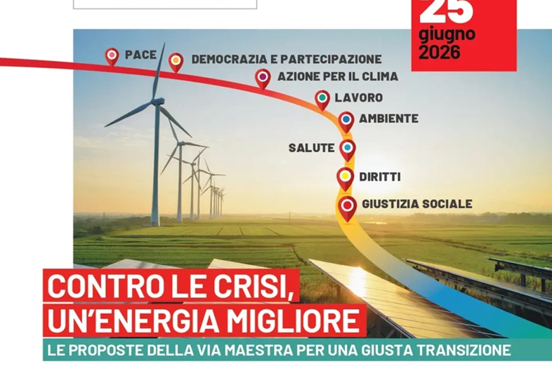 Clima: il 25 giugno “La Via Maestra” presenta le proposte per una giusta transizione